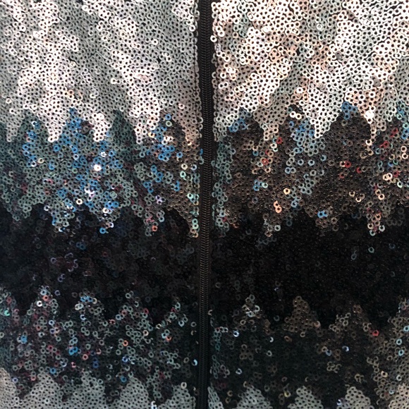 Sequin Hearts Bodycon Formal Cocktail Dress - Picture 5 of 5